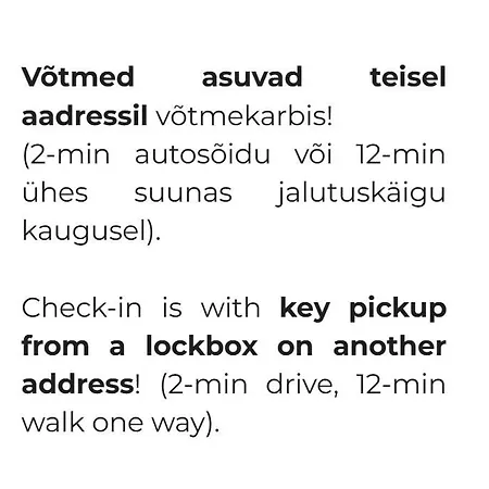 For Friends & Families * Tallinn